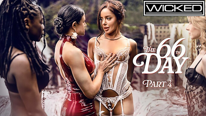 Sapphic Tutkusu Doğal Güzellikler Vanna, Demi, Hazel Ve Penny Ile Ortaya Çıkıyor