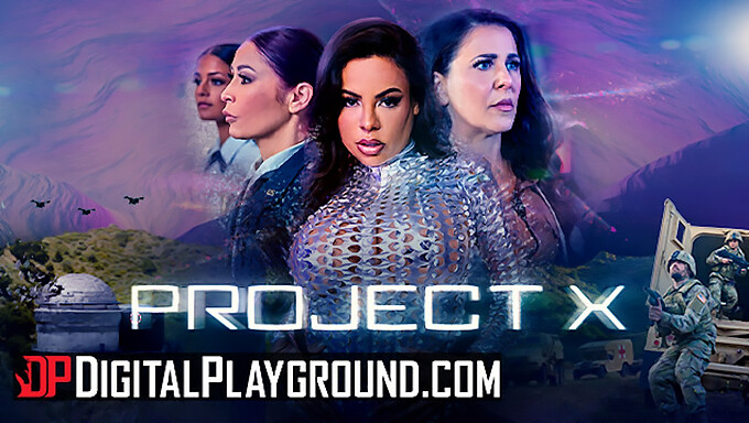 Erlebe Den Verlockenden Teaser Von Project X, Einem Neuen Blockbuster Auf Digitalplayground Im September.